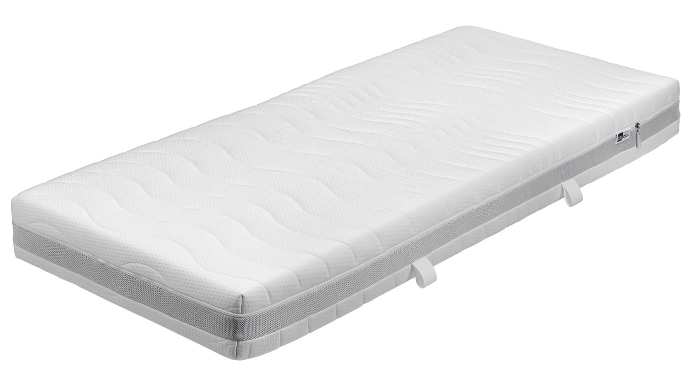 Federkernmatratze Interliving aus Stoff in Weiß Interliving Matratze Medikontur 1909 Taschenfederkern, H2 – Liegefläche ca. 90 x 200 cm
