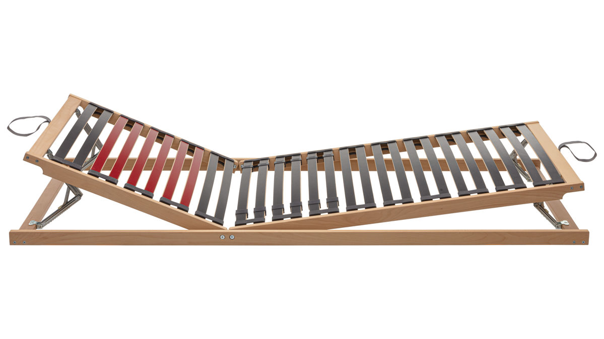 Lattenrost Interliving aus Holz in Holzfarben Interliving Lattenrost Serie1951 manuelle Kopf- und Fußteilverstellung – Liegefläche ca. 80 x 200 cm