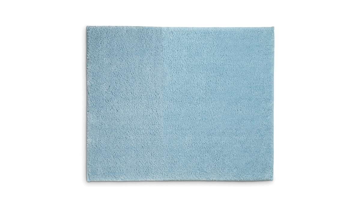 Badematte / Badeteppich Kela | keck & lang aus Baumwolle in Hellblau kela Badematte Maja Frostblau - ca. 65 x 55 cm