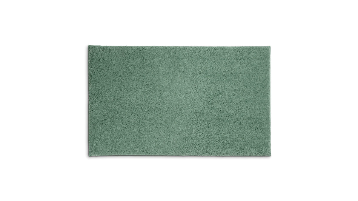 Badematte / Badeteppich Kela | keck & lang aus Baumwolle in Grün kela Badematte Maja Jadegrün - ca. 80 x 50 cm