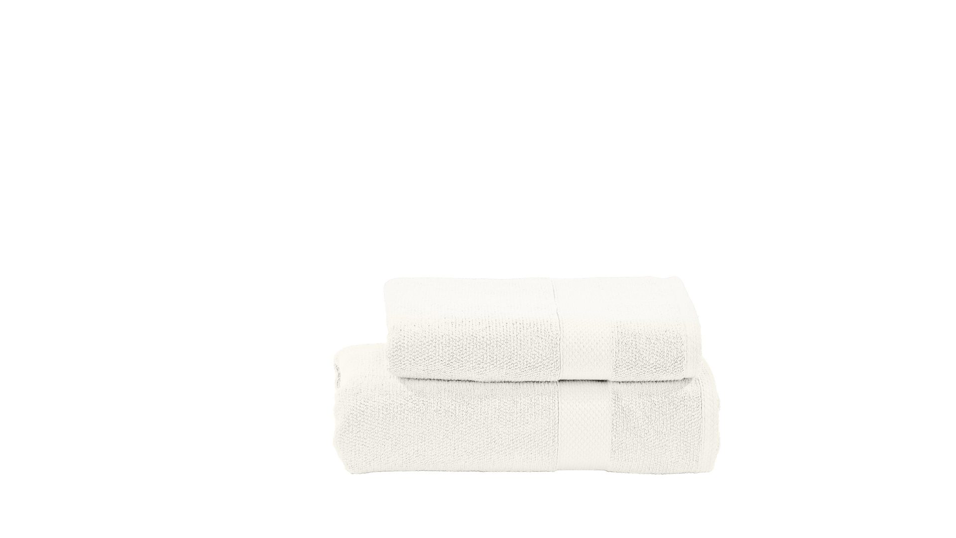 Handtuch-Set Done® by karabel home company aus Stoff in Weiß DONE® Handtuch-Set Deluxe für Ihre Heimtextilien weiße Baumwolle – zweiteilig