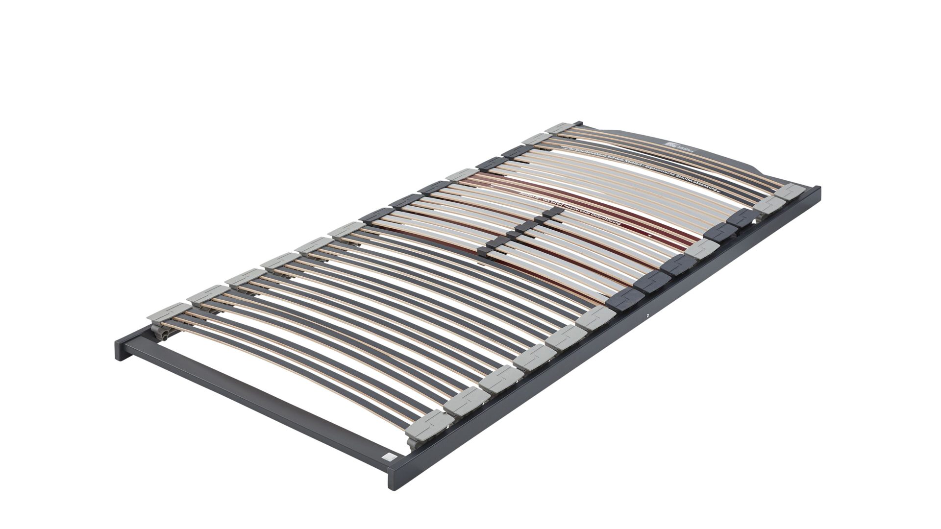 Lattenrost Interliving aus Holz in Grau Interliving Lattenrost Serie 1943 starr – Liegefläche ca. 100 x 190 cm