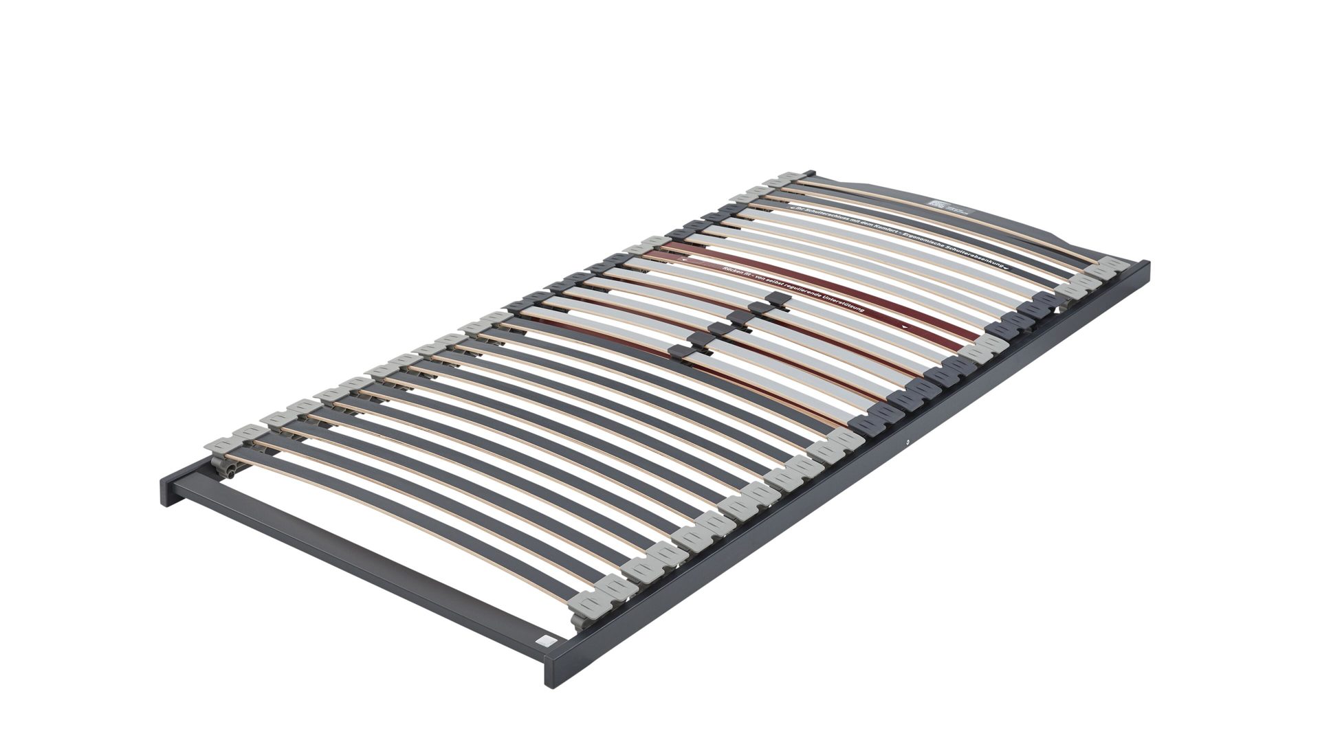 Lattenrost Interliving aus Holz in Grau Interliving Lattenrost Serie 1944 starr – Liegefläche ca. 90 x 200 cm