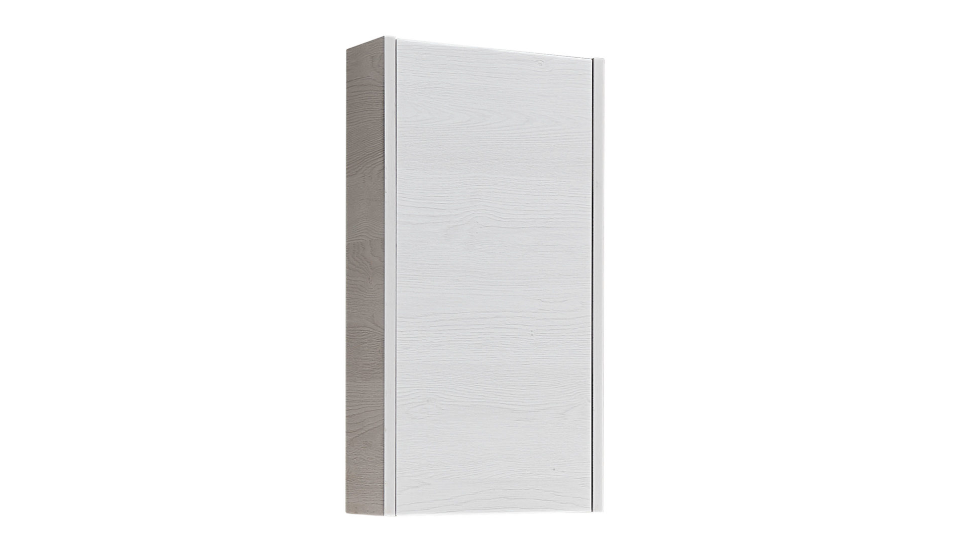 Hängeschrank Pelipal aus Holz in Weiß pelipal Bad-Hängeschrank Serie 6040 weiße eichefarbene Kunststoffoberflächen – eine Tür