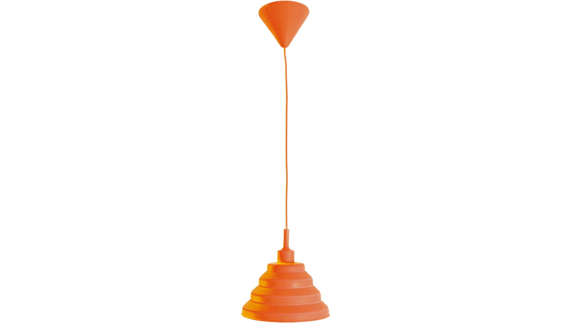 Pendelleuchte Näve aus Kunststoff in Orange näve Pendelleuchte Fancy Orange - Durchmesser ca. 24 cm