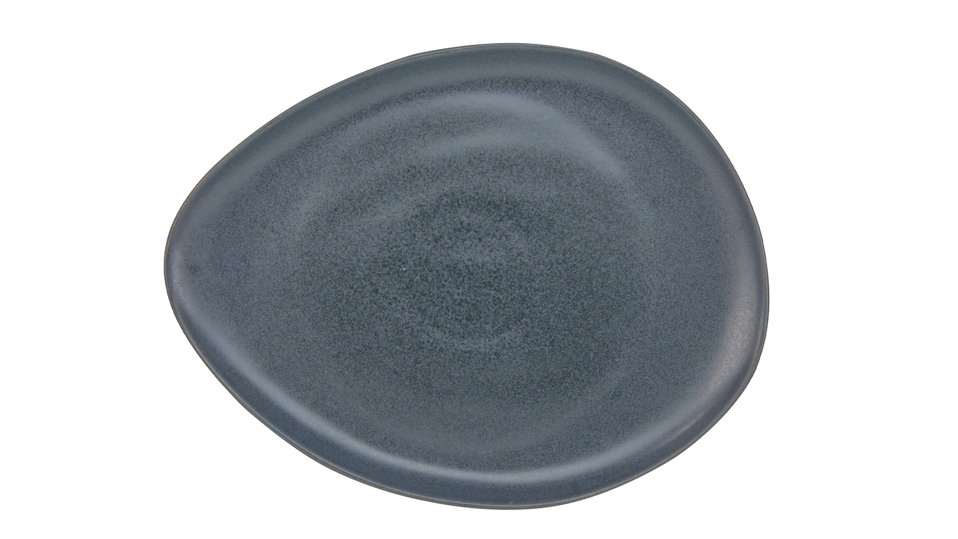 Platte Creatable aus Steinzeug in Schwarz CREATABLE Pietra – Gourmetplatte schwarzes Steinzeug – ca. 31 x 24 cm