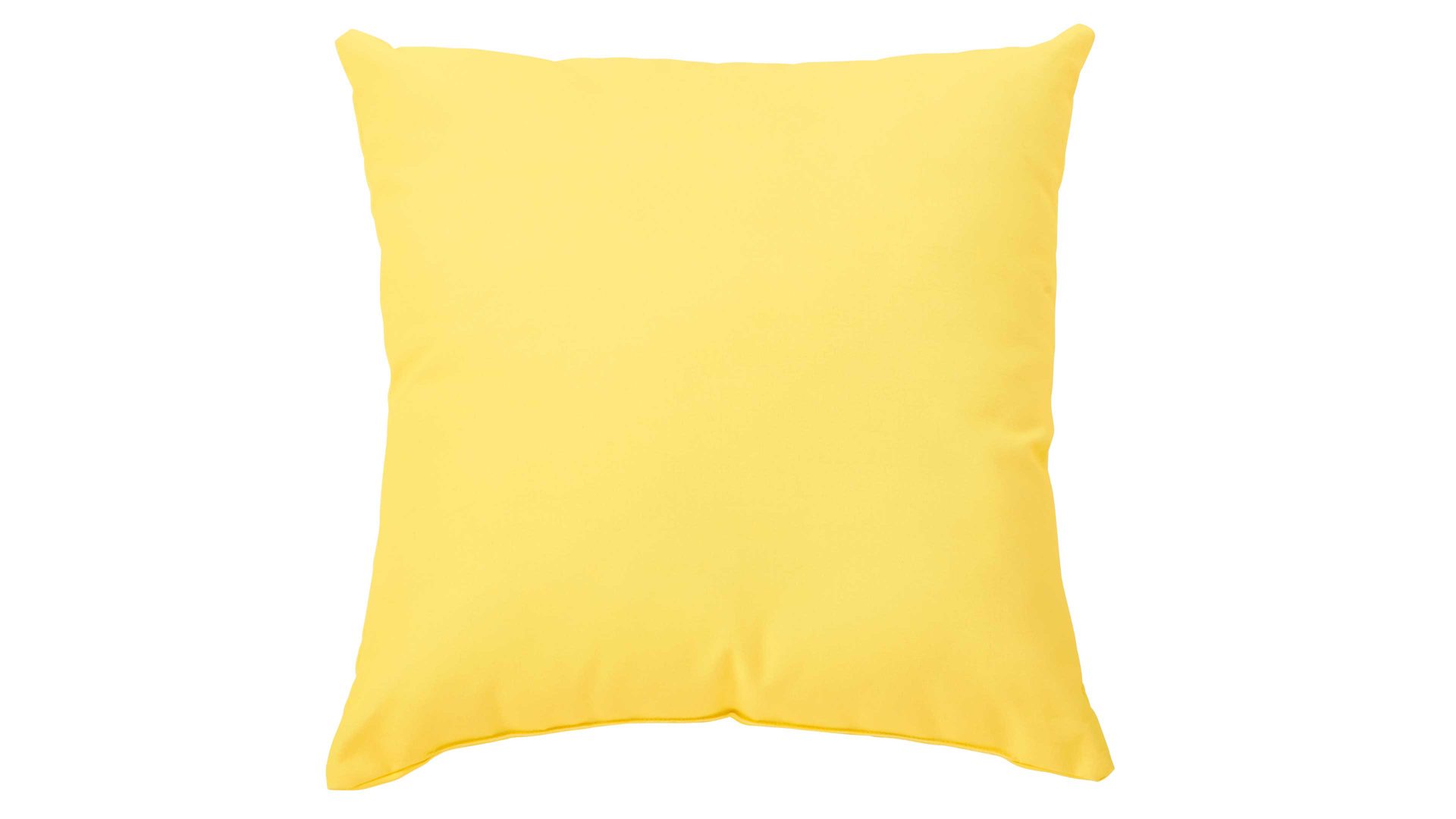 Einzelkissen Interliving BEST BUDDYS! aus Kunstfaser in Gelb Interliving BEST BUDDYS! Kissen Cushion Outside lemongelber Olefinbezug – ca. 45 x 45 cm