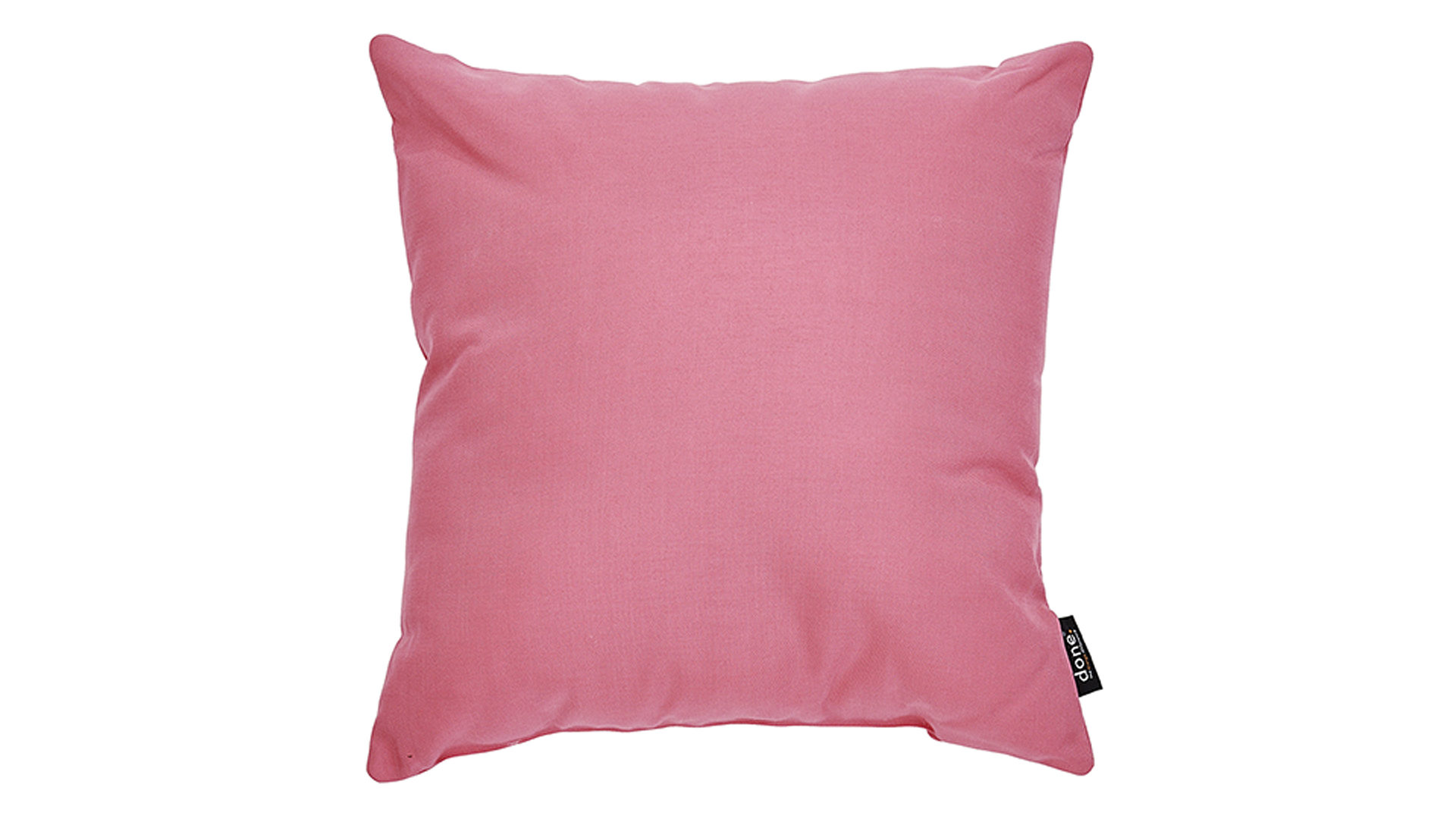 Einzelkissen Done.® aus Kunstfaser in Pink done.® Kissen Cushion Outside blossomfarbener Olefinbezug – ca. 45 x 45 cm