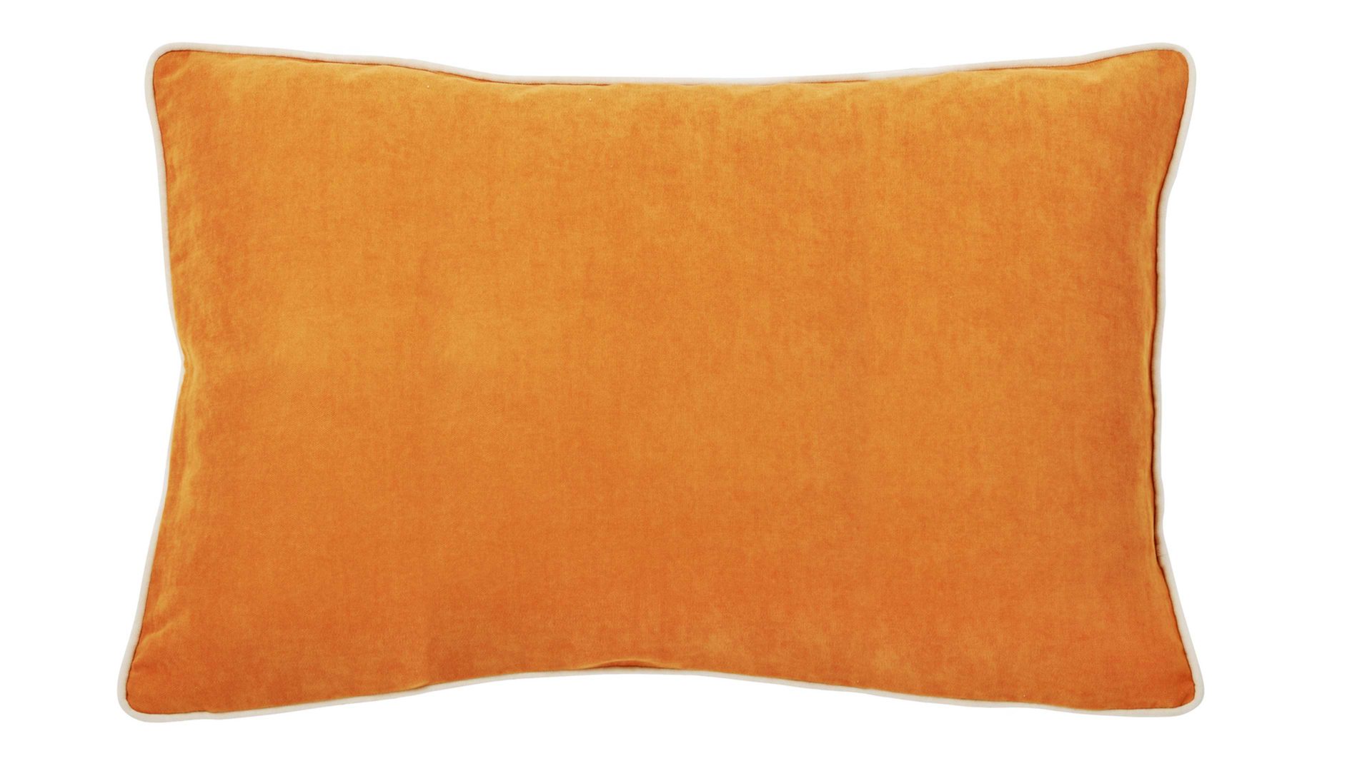 Kissenbezug /-hülle Done.® aus Kunstfaser in Orange done.® Kissenhülle Cushion Joy oranger Veloursbezug - ca. 40 x 60 cm