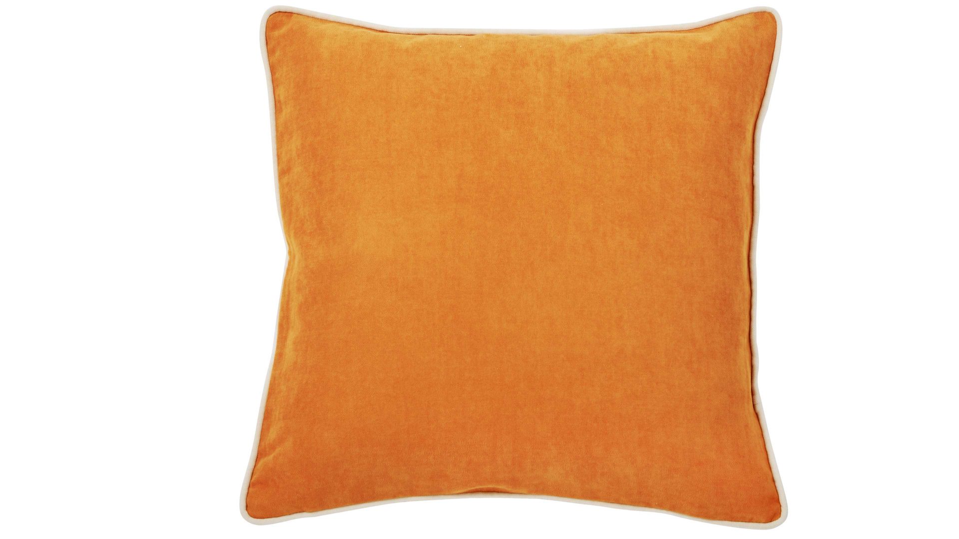 Kissenbezug /-hülle Done.® aus Kunstfaser in Orange done.® Kissenhülle Cushion Joy oranger Veloursbezug - ca. 65 x 65 cm