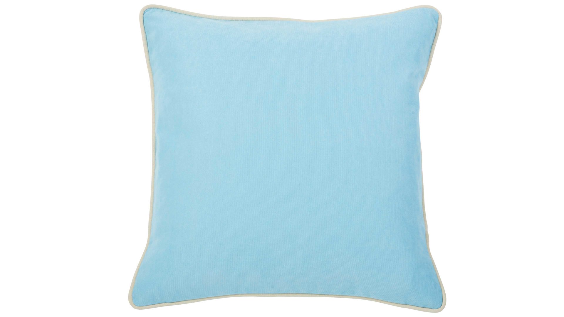 Kissenbezug /-hülle Done.® aus Kunstfaser in Hellblau done.® Kissenhülle Cushion Joy arcticblauer Veloursbezug - ca. 65 x 65 cm