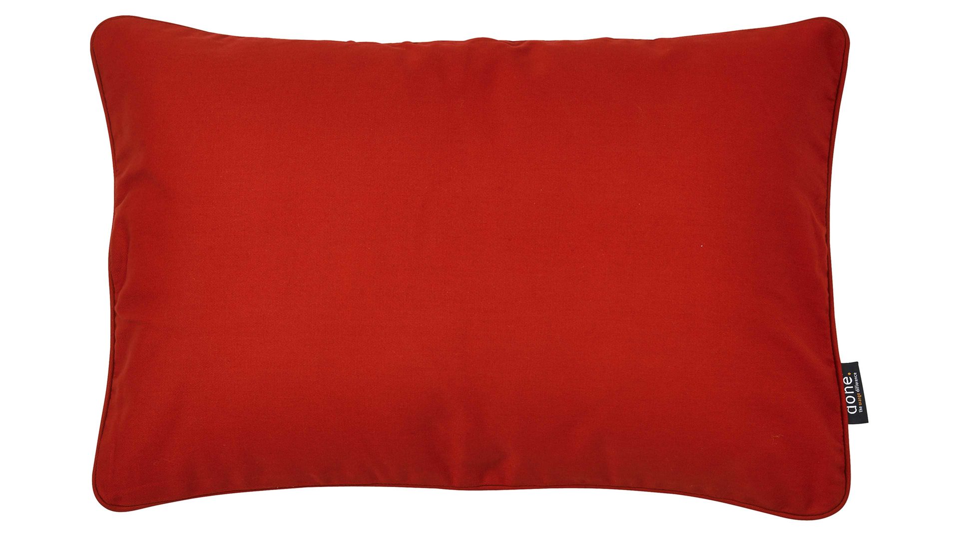 Kissenbezug /-hülle Done.® aus Baumwolle in Rot done.® Kissenhülle Cushion Uni roter Panamabezug - ca. 40 x 60 cm