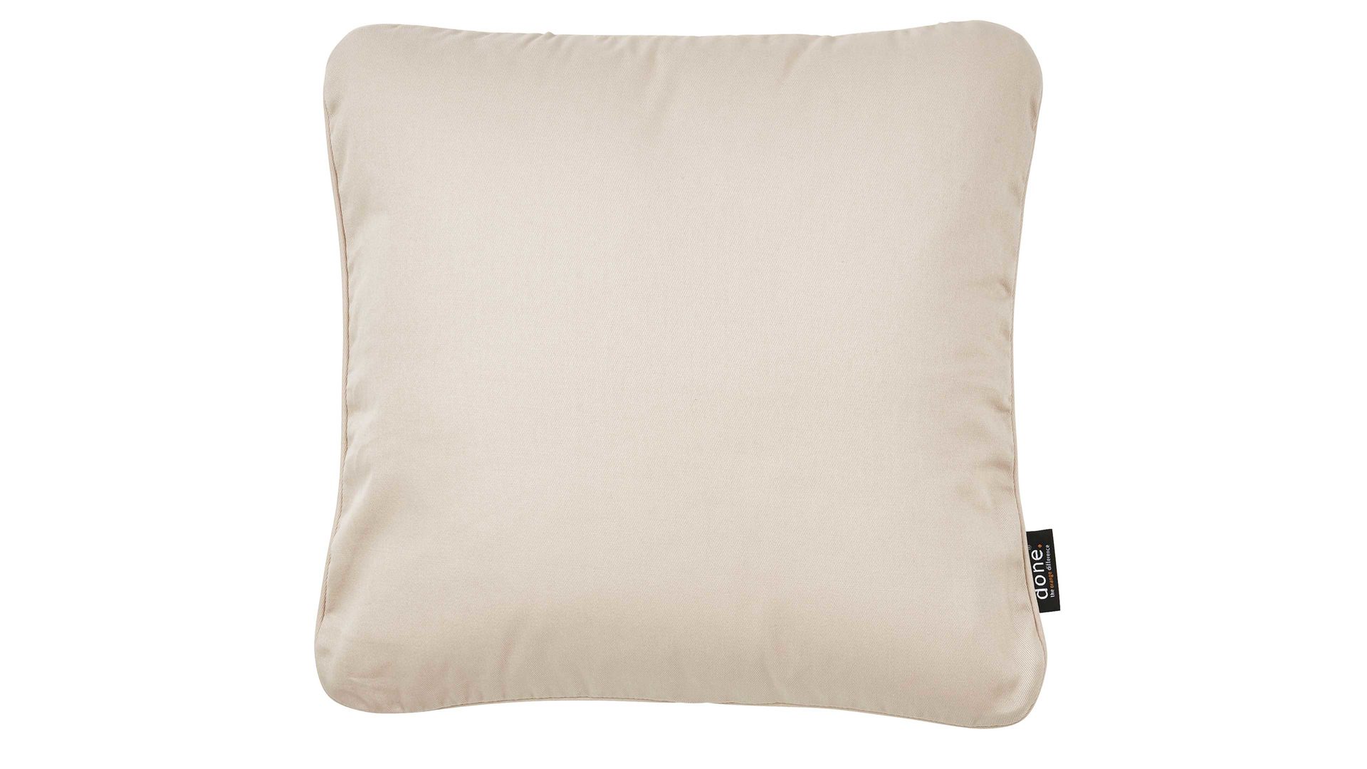 Kissenbezug /-hülle Done.® aus Baumwolle in Weiß done.® Kissenhülle Cushion Uni sternweißer Panamabezug - ca. 45 x 45 cm
