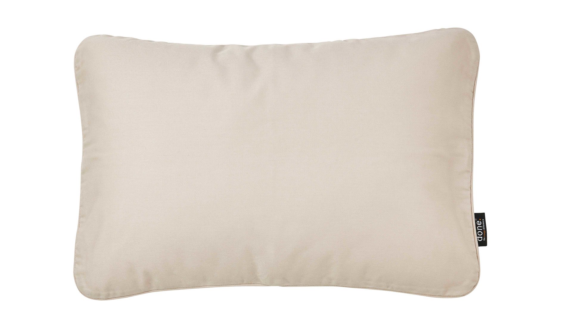 Kissenbezug /-hülle Done.® aus Baumwolle in Weiß done.® Kissenhülle Cushion Uni sternweißer Panamabezug - ca. 40 x 60 cm