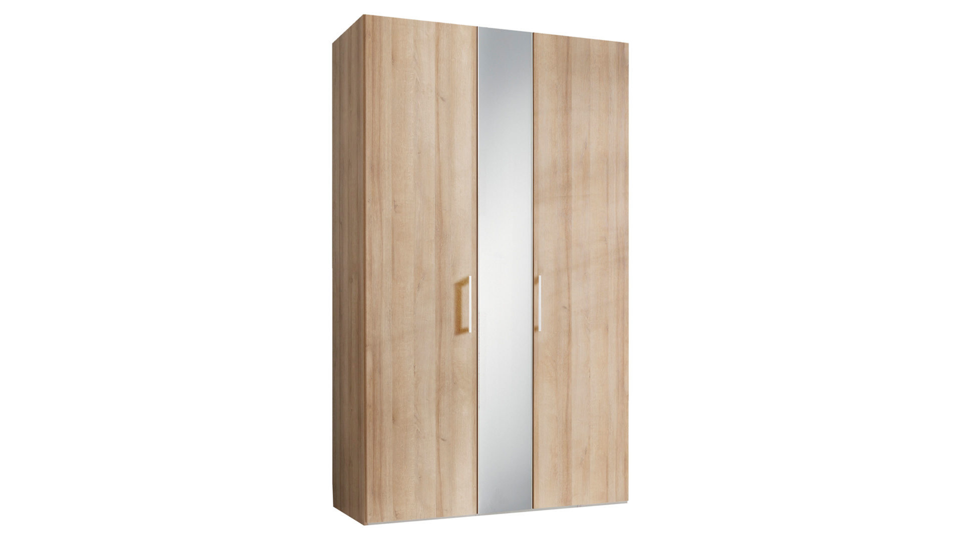 Kleiderschrank Express möbel aus Holz in Holzfarben Kleiderschrank One 200 Sonoma Eiche – zwei Türen, Breite ca. 125 cm