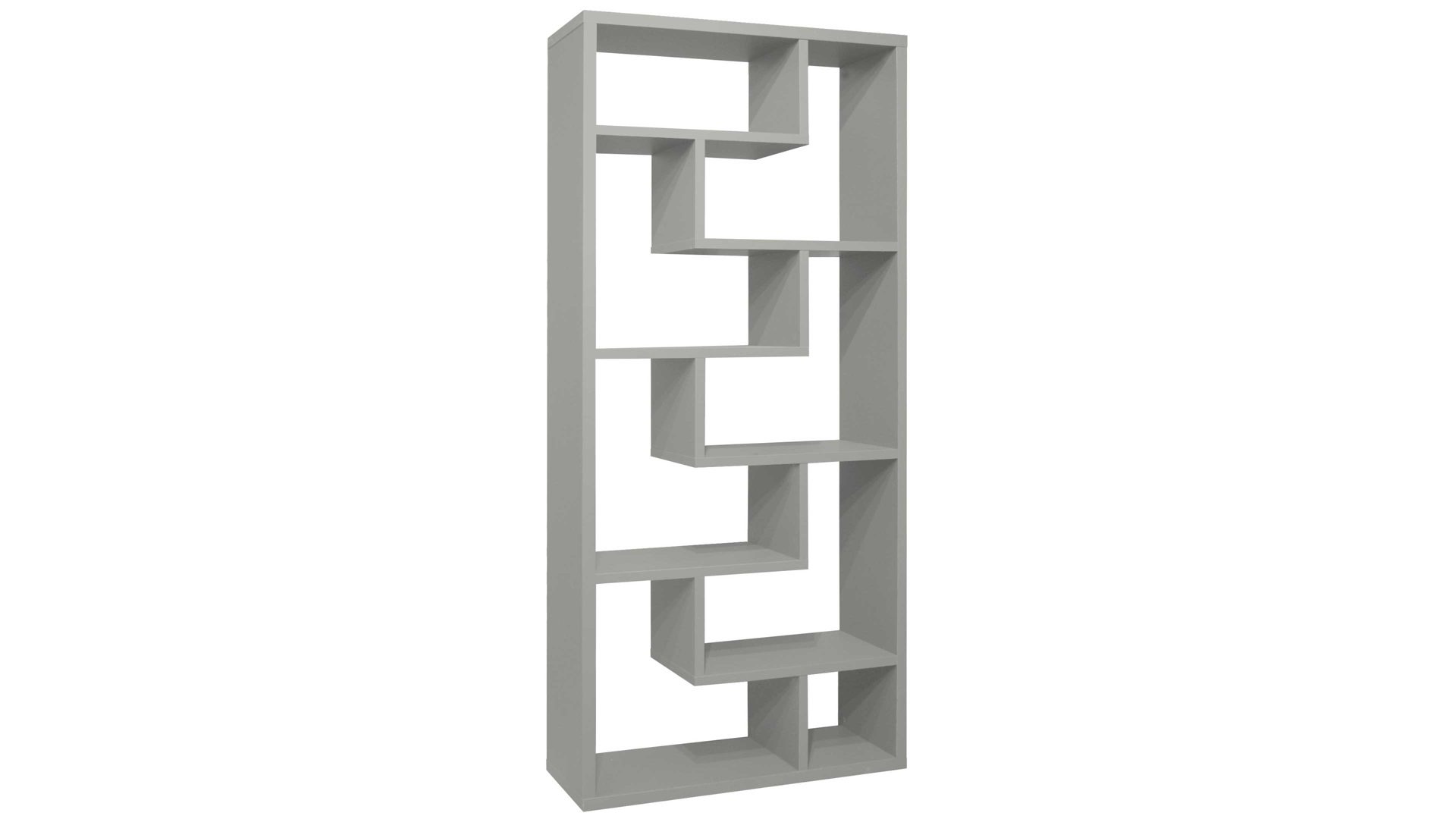 Raumteiler Mäusbacher i.i. aus Holz in Hellgrau Raumteiler Tetrix kreidegrauer Mattlack - ca. 90 x 199 cm