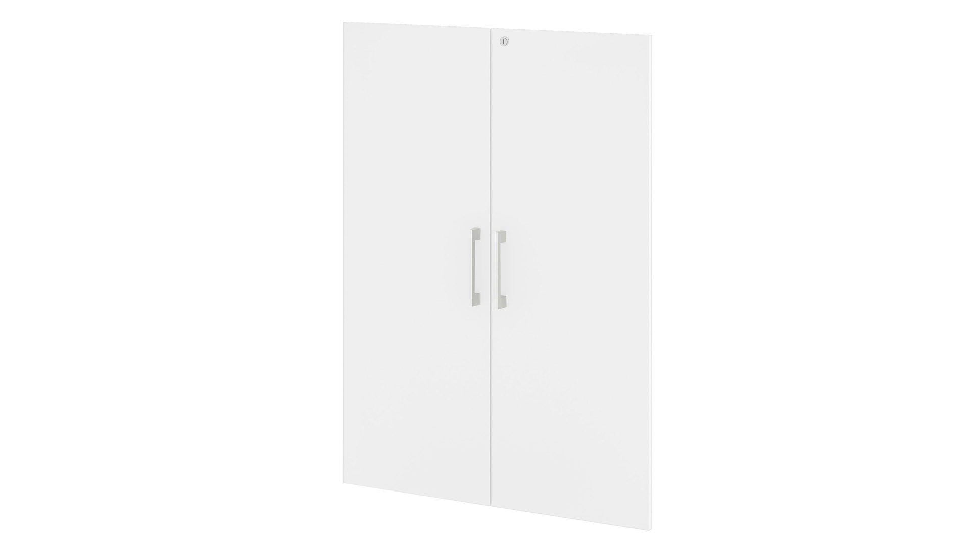 Türen-Set Mäusbacher aus Holz in Weiß Büroprogramm Big Profi Office - 2er-Set Türen Weiß - zwei Türen, ca. 77 x 104 cm