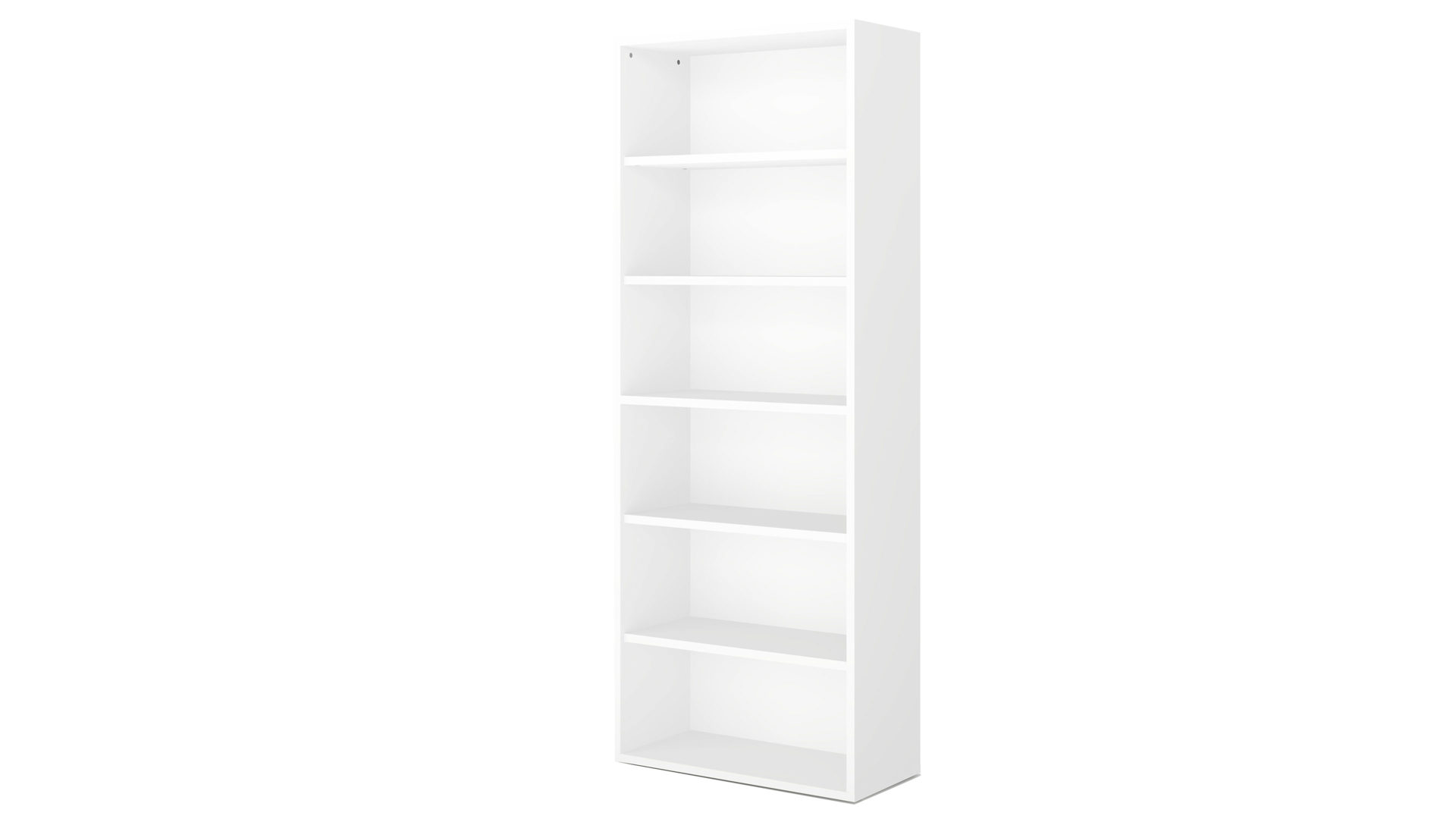 Regal Mäusbacher i.i. aus Holz in Weiß Büroprogramm Big Profi Office - Regal Weiß - sechs Fächer, ca. 82 x 218 cm