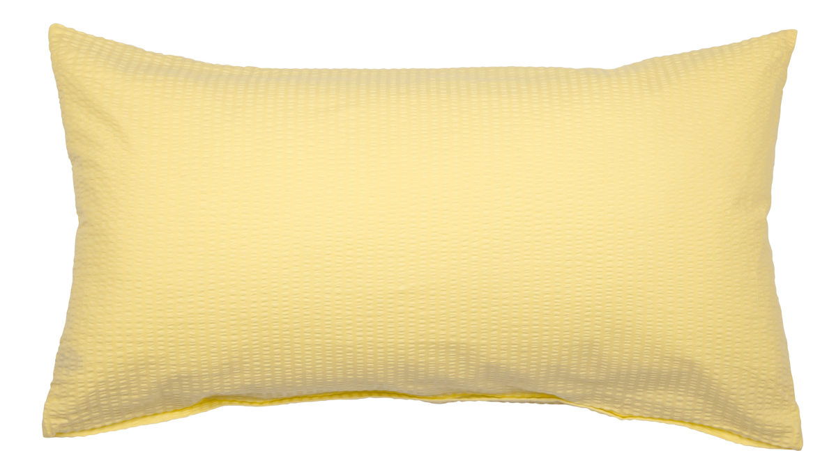 Kissenbezug /-hülle Janine® aus Naturfaser in Gelb Janine® Kissenbezug gelb – ca. 40 x 80 cm