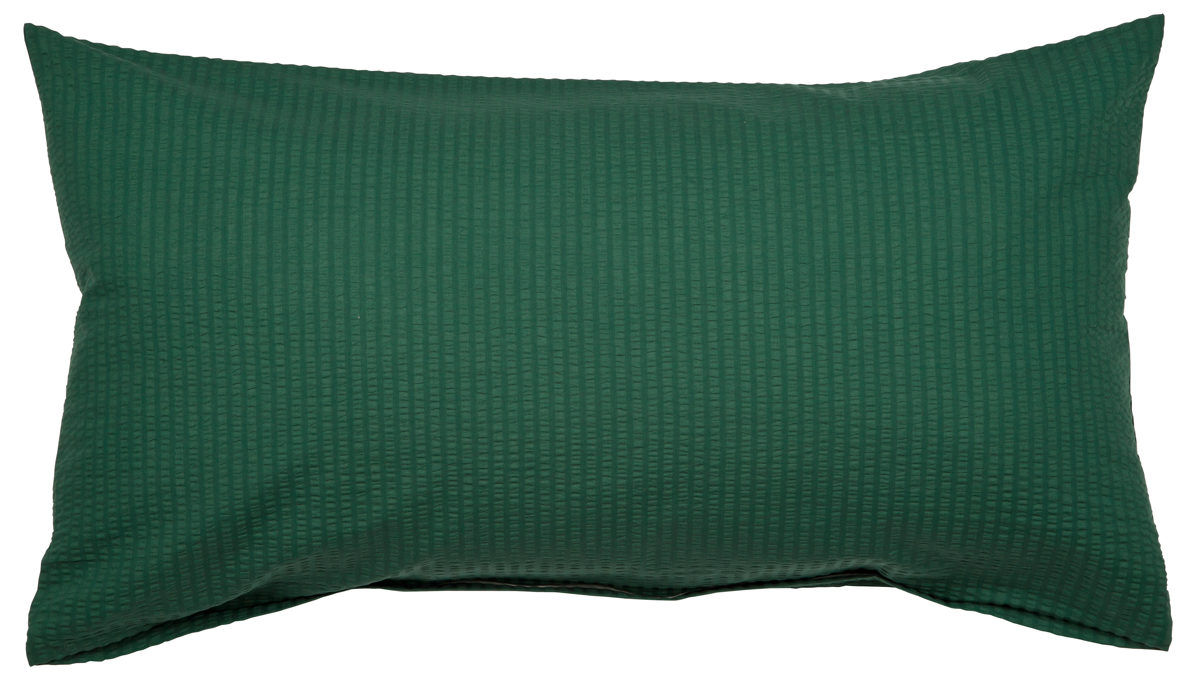 Kissenbezug /-hülle Janine® aus Naturfaser in Dunkelgrün Janine® Kissenbezug waldgrün – ca. 40 x 80 cm