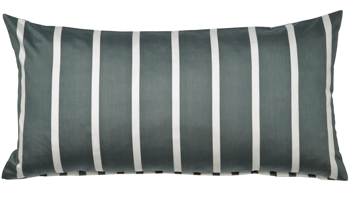 Kissenbezug /-hülle Janine® aus Naturfaser in Anthrazit Janine® Kissenbezug Anthrazit - ca. 40 x 80 cm
