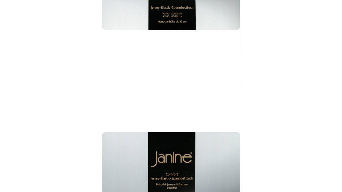 Spannbettlaken Janine® aus Stoff in Weiß Janine® Spannbettlaken Weiß - ca. 200 x 200 cm