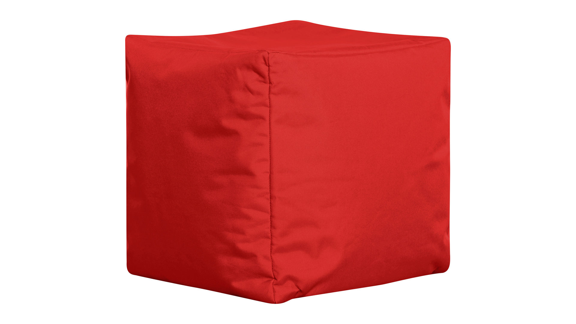 Sitzsack-Würfel Magma sitting point aus Stoff in Rot SITTING POINT Sitzwürfel Scuba Cube roter Kunstfaserbezug - ca. 40 x 40 x 40 cm