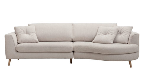 Bigsofa Gutmann factory® aus Stoff in Beige Megasofa XL Carpino naturfarbener Bezug 399.75 - Breite ca. 306 cm