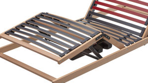 Lattenrost Interliving aus Holz in Holzfarben Interliving Lattenrost Serie 1951 mit Funksteuerung motorisch mit Funk-Fernbedienung – Liegefläche ca. 90 x 190 cm