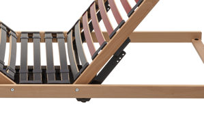 Lattenrost Interliving aus Holz in Holzfarben Interliving Lattenrost Serie 1951 mit Motorfunktionen motorisch – Liegefläche ca. 100  x 200 cm