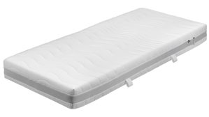 Federkernmatratze Interliving aus Stoff in Weiß Interliving Matratze Medikontur 1909 Taschenfederkern, H4 – Liegefläche ca. 120 x 200 cm