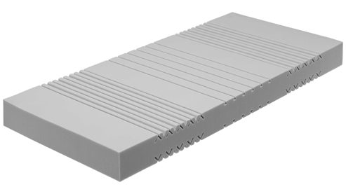Schaumstoffmatratze Interliving aus Stoff in Weiß Interliving Matratze Medikontur 1908 offenporiger Schaum, H4 – Liegefläche ca. 120 x 200 cm