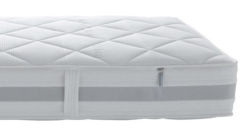 Federkernmatratze Interliving aus Stoff in Weiß Interliving Matratze Medikontur 1931 Taschenfederkern, H2 – Liegefläche ca. 80 x 200 cm