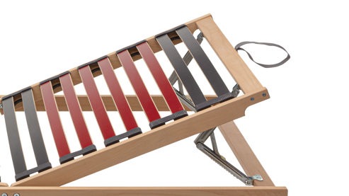 Lattenrost Interliving aus Holz in Holzfarben Interliving Lattenrost Serie 1951 mit manueller Verstellung manuelle Kopf- und Fußteilverstellung – Liegefläche ca. 100 x 200 cm