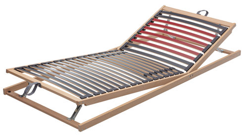 Lattenrost Interliving aus Holz in Holzfarben Interliving Lattenrost Serie 1951 mit manueller Verstellung manuelle Kopf- und Fußteilverstellung – Liegefläche ca. 100 x 200 cm