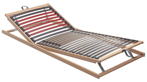 Lattenrost Interliving aus Holz in Holzfarben Interliving Lattenrost Serie 1951 mit manueller Verstellung manuelle Kopf- und Fußteilverstellung – Liegefläche ca. 100 x 200 cm