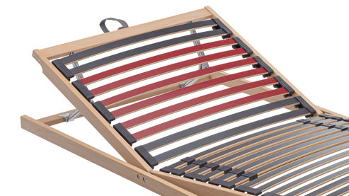 Lattenrost Interliving aus Holz in Holzfarben Interliving Lattenrost Serie 1951 mit manuellen Funktionen manuelle Kopf- und Fußteilverstellung – Liegefläche ca. 90 x 200 cm