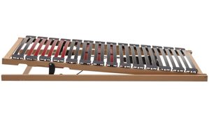 Lattenrost Interliving aus Holz in Holzfarben Interliving Lattenrost Serie 1952 - Lattenrahmen mit Reflux-Verstellung motorisch mit Handschalter – Liegefläche ca. 90 x 200 cm