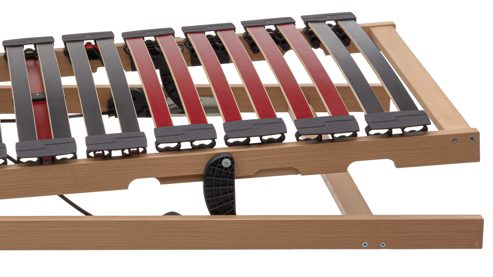 Lattenrost Interliving aus Holz in Holzfarben Interliving Lattenrost Serie 1952 mit motorischer Reflux-Funktion motorisch mit Funk-Fernbedienung – Liegefläche ca. 90 x 190 cm