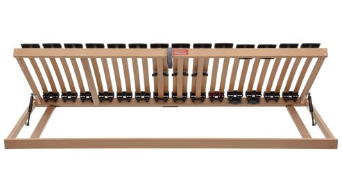 Lattenrost Interliving aus Holz in Holzfarben Interliving Lattenrost Serie 1952 mit Hebehilfe für rechte Bettseiten rechts mit Hebehilfe – Liegefläche ca. 120 x 200 cm
