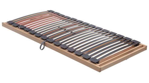 Lattenrost Interliving aus Holz in Holzfarben Interliving Lattenrost Serie 1952 mit Hebehilfe für linke Bettseiten links mit Hebehilfe – Liegefläche ca. 80 x 200 cm