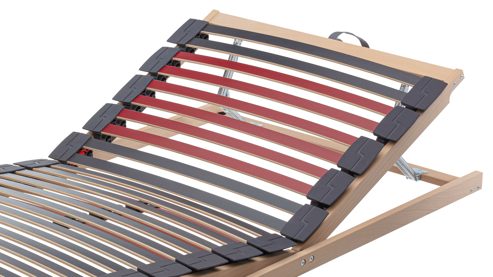 Lattenrost Interliving aus Holz in Holzfarben Interliving Lattenrost Serie 1952 mit manueller Kopf- und Fußteilverstellung manuell – Liegefläche ca. 80 x 200 cm