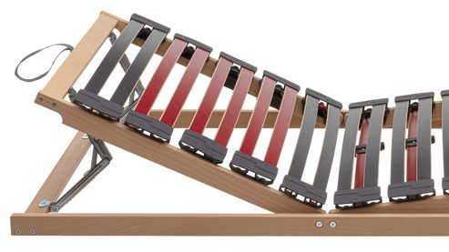 Lattenrost Interliving aus Holz in Holzfarben Interliving Lattenrost Serie 1952 mit manueller Kopf- und Fußteilverstellung manuell – Liegefläche ca. 100 x 200 cm