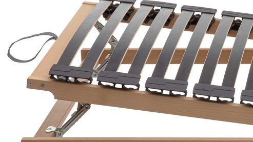 Lattenrost Interliving aus Holz in Holzfarben Interliving Lattenrost Serie 1952 mit manueller Kopf- und Fußteilverstellung manuell – Liegefläche ca. 100 x 200 cm