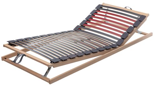 Lattenrost Interliving aus Holz in Holzfarben Interliving Lattenrost Serie 1952 mit Kopf- und Fußteilverstellung manuell – Liegefläche ca. 90 x 200 cm