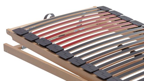 Lattenrost Interliving aus Holz in Holzfarben Interliving Lattenrost Serie 1952 manuelle Verstellung mit Refluxfunktion Reflux-Verstellung – Liegefläche ca. 80 x 200 cm