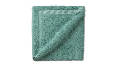 Duschhandtuch Kela | keck & lang aus Naturfaser in Smaragd Handtuchserie Ladessa - Duschtuch jadegrüne Baumwolle - ca. 70 x 140 cm