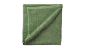Duschhandtuch Kela | keck & lang aus Naturfaser in Hellgrün Handtuchserie Ladessa - Duschtuch moosgrüne Baumwolle - ca. 70 x 140 cm