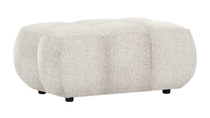 Polsterhocker Gutmann factory® aus Stoff in Weiß Hocker Identity weißer Bezug 358.15 - ca. 90 x 60 cm