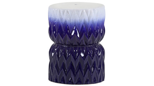 Beistelltisch Gutmann factory® aus Keramik in Dunkelblau Beistelltisch Keramos dunkelblaue Keramik - Durchmesser ca. 33 cm